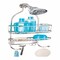 Interdesign iDesign York 22 in. H X 4 in. W X 9-3/4 in. L Satin Silver Shower Caddy 61975 - alternate 1